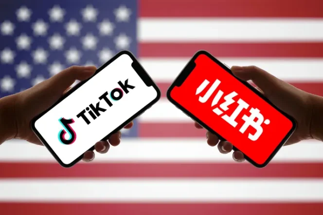 
Tiktok dilarang di amerika, masyarakat beralih ke RedNote | Photo by VCG/VCG via Getty Images