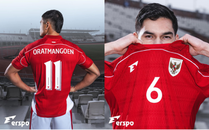 
Desain Jersey Timnas Indonesia 2025 | Photo by Erspo: Instagram @erspo.official