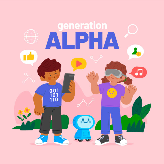 
bahasa gaul Gen Alpha | source: Freepik.com